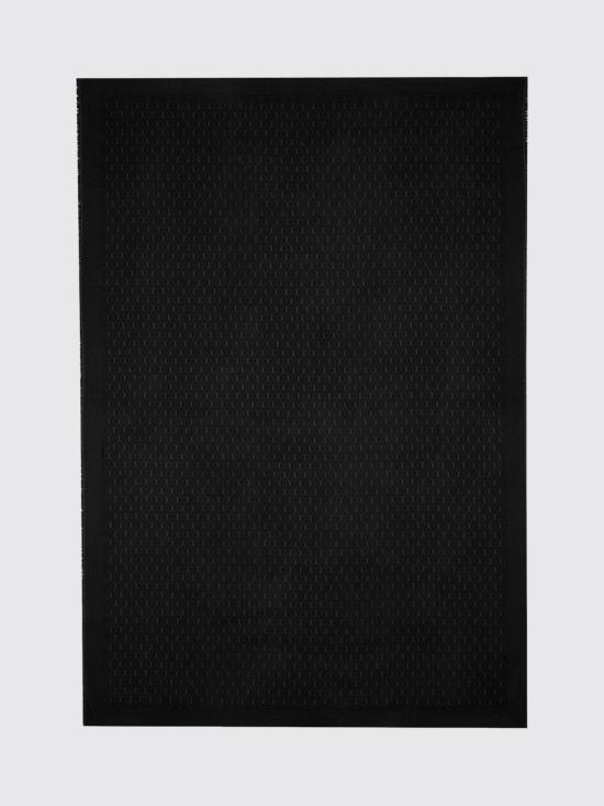 26SS 생로랑 모노그램 스카프 6891473YI74 1061 Black - SAINT LAURENT