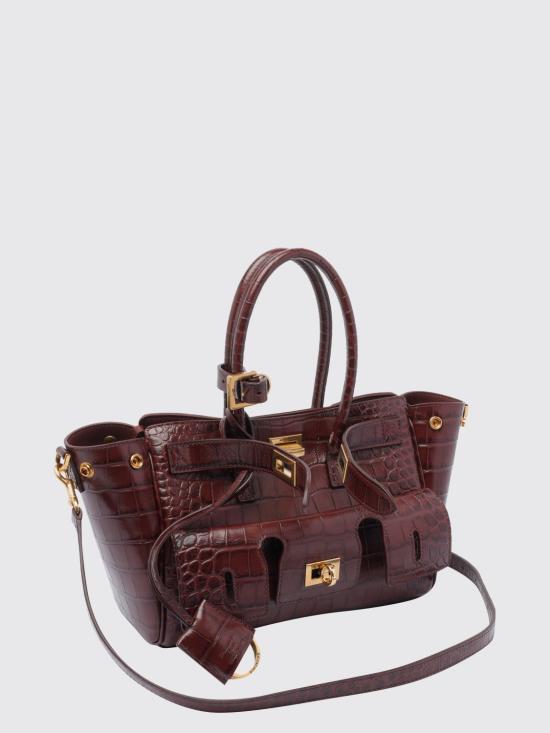 26SS 발렌시아가 벨 에어 캐리 올 백 미니 8357322AB0X 6036 Red - BALENCIAGA