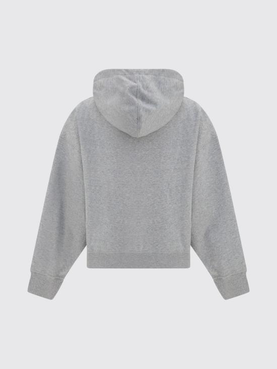 26FW 가니 에센셜 집업 후디 A1060023 920 Grey - GANNI