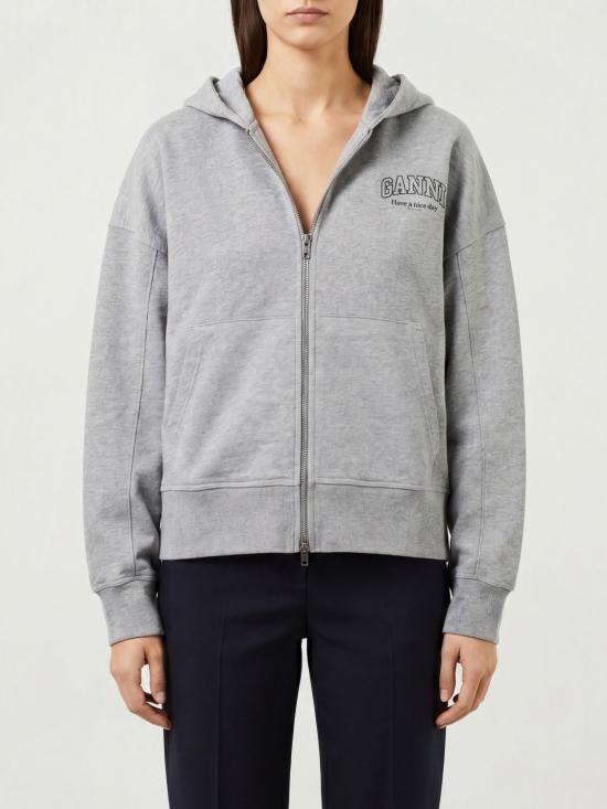 26FW 가니 에센셜 집업 후디 A1060023 920 Grey