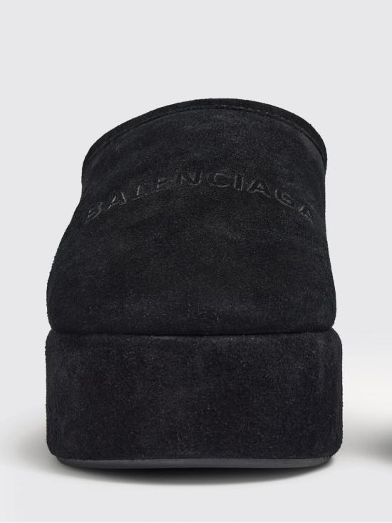 26SS 발렌시아가 알래스카 소프트 플랫폼 뮬 825258WBFC1 1000 Black - BALENCIAGA
