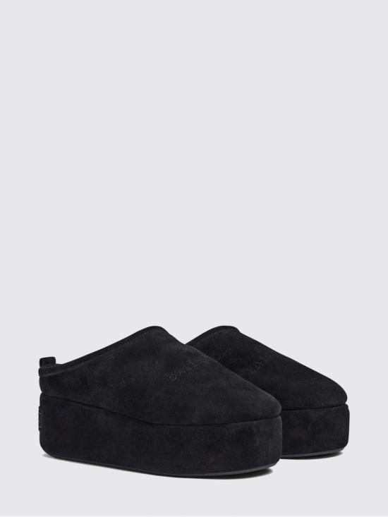 26SS 발렌시아가 알래스카 소프트 플랫폼 뮬 825258WBFC1 1000 Black - BALENCIAGA