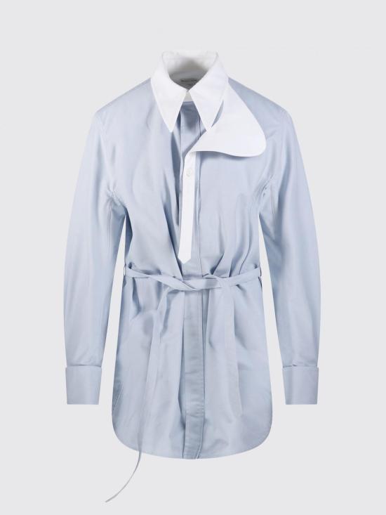 26SS 보테가베네타 셔츠 861467V6CW0 8976 Blue - BOTTEGA VENETA