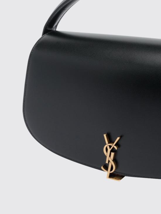 26SS 생로랑 볼테르 하프문백 8373820SX0W 1000 Black - SAINT LAURENT