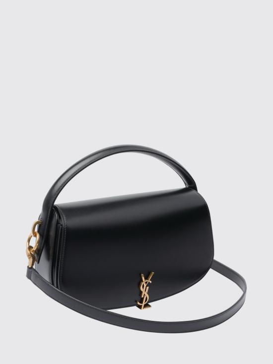 26SS 생로랑 볼테르 하프문백 8373820SX0W 1000 Black - SAINT LAURENT