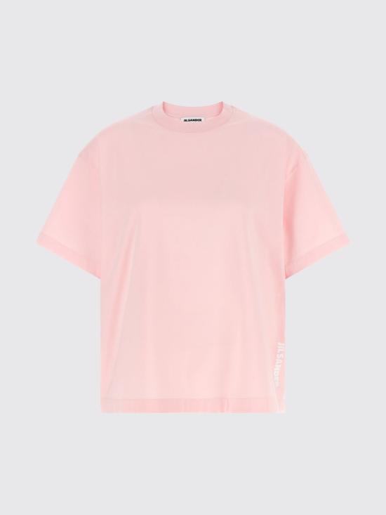 26FW 질샌더 반팔 티셔츠 J02GC0173J20348 678 Pink - JIL SANDER