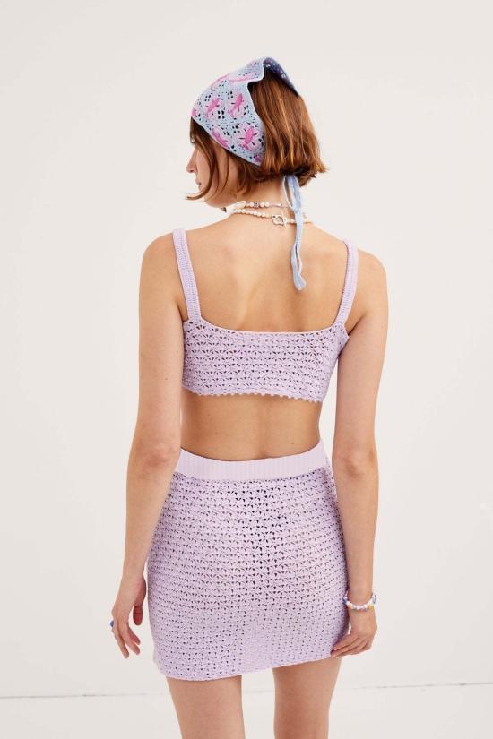  포러브앤레몬스 민소매 티셔츠 KSU22T401 PURPLE - FOR LOVE & LEMONS