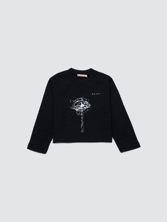 26SS [키즈] 마르니 풀오버 M01683M00V1 0M900 Black