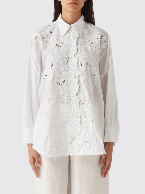 26SS 에르마노 설비노 셔츠 D484K301QDV 10601 White