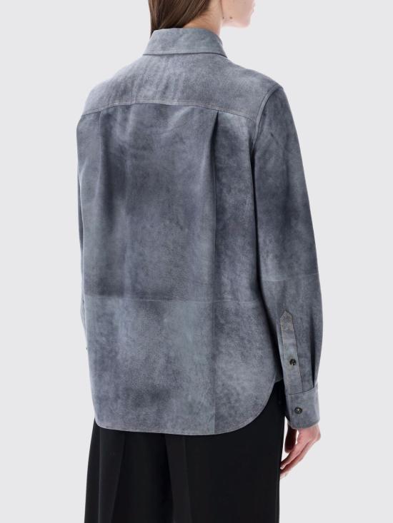 26SS 보테가베네타 셔츠 859914V66X0 4690 Blue - BOTTEGA VENETA