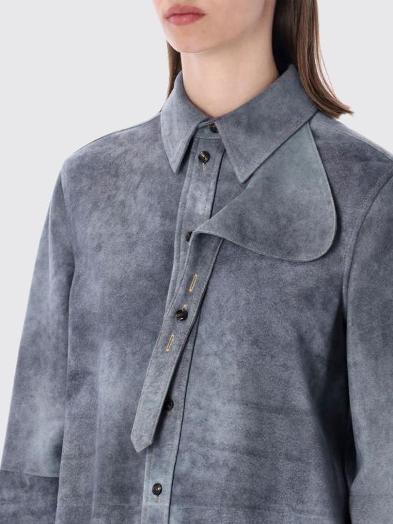 26SS 보테가베네타 셔츠 859914V66X0 4690 Blue - BOTTEGA VENETA