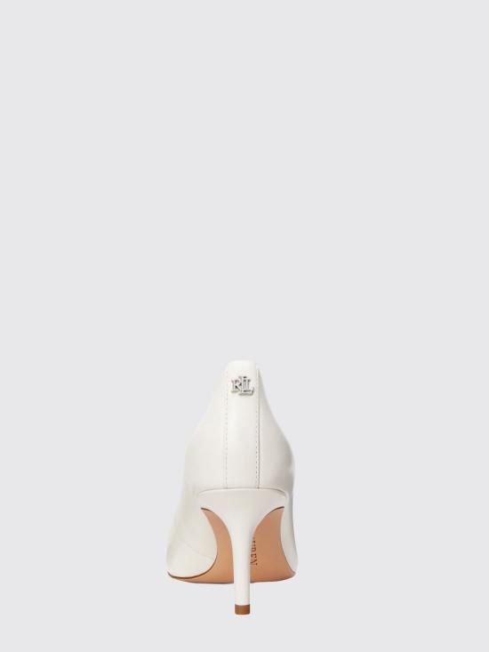 26SS 랄프 로렌 힐/펌프스 802972024 002 White - RALPH LAUREN