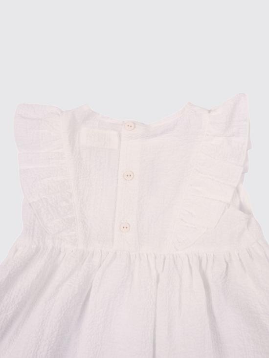 26SS [키즈] 테디 앤 미노우 점프수트 P26TVA0004C0053 011 White - TEDDY & MINOU