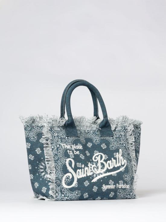 26SS 세인트바쓰 토트백 VANI001 09488L Sky Blue - MC2 SAINT BARTH