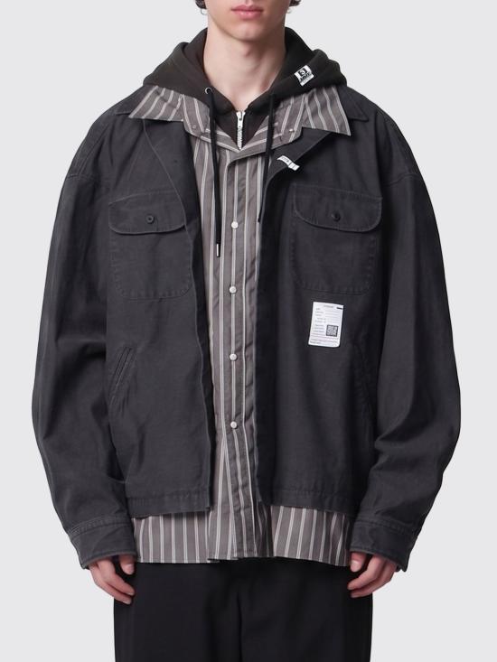 26SS 메종 미하라 야스히로 자켓 J16SH185 BLK Black
