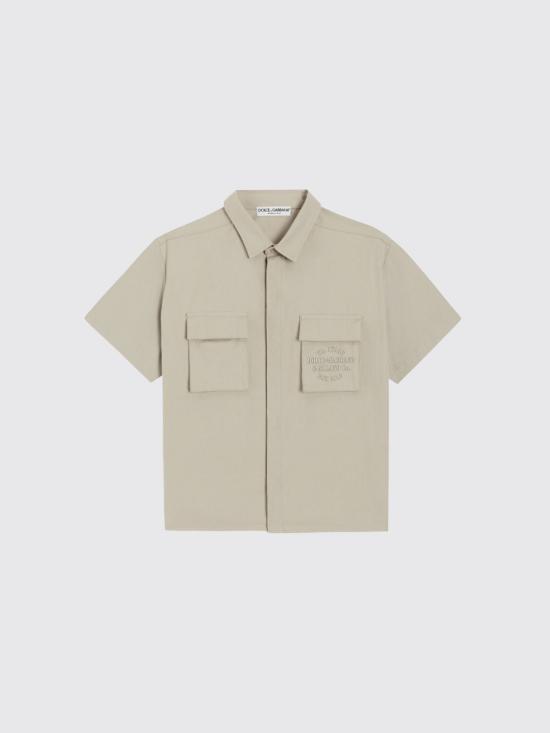 26SS [키즈] 돌체앤가바나 셔츠 L44S74FU63D M0724 Brown