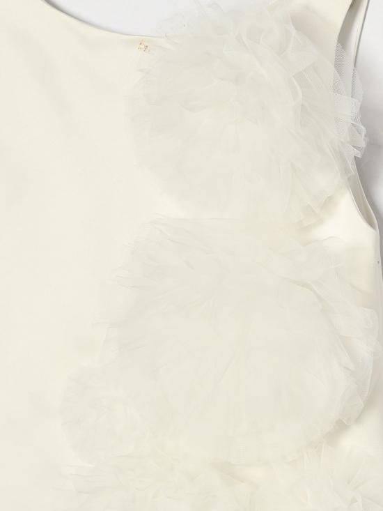 26SS [키즈] 엘리자베타프랜치 원피스 EFAB6560RA016 0000 Yellow Cream - ELISABETTA FRANCHI