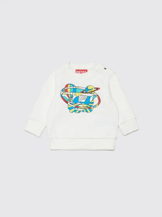 26SS [키즈] 디젤 풀오버 K00754KYAVF K141 White