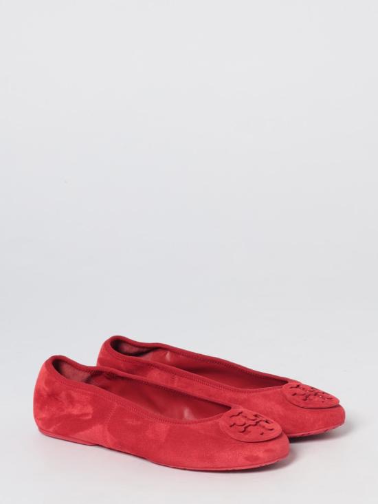 26SS 토리버치 레바 트레블 발레 플랫 슈즈 177247 675 Red - TORY BURCH
