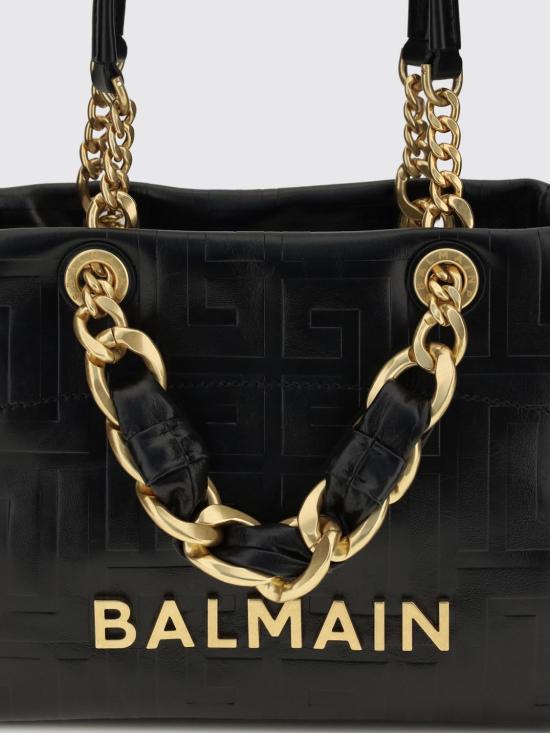 26FW 발망 토트백 HN1FD871LETF 0PA Black - BALMAIN