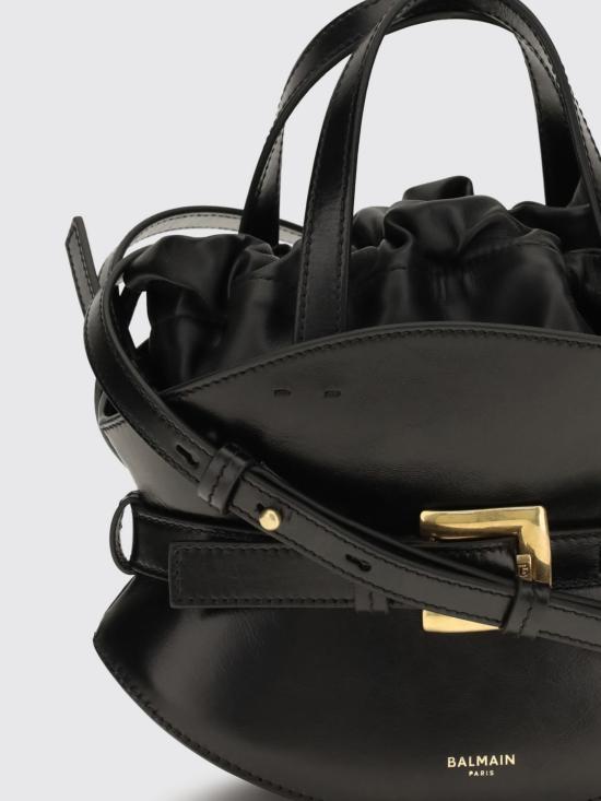 26FW 발망 토트백 FN0DP017LMTE 0PA Black - BALMAIN