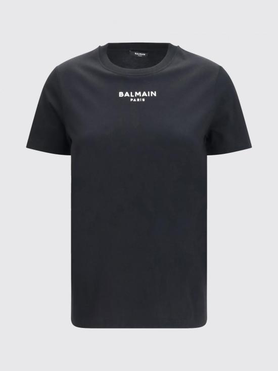 26FW 발망 반팔 티셔츠 HF1EF000BD10 EAB Black - BALMAIN