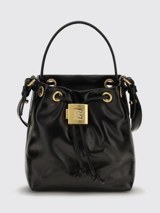26FW 발망 토트백 HN1GA065LMTE 0PA Black