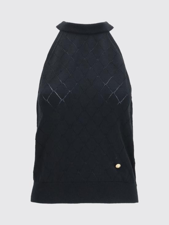 26FW 발망 민소매 티셔츠 HF1AE089KJ99 0PA Black - BALMAIN