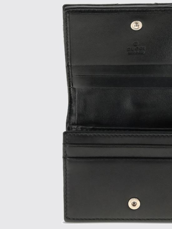 26SS 구찌 GG 마몽 카드 케이스 466492AAFAX 1000 Black - GUCCI