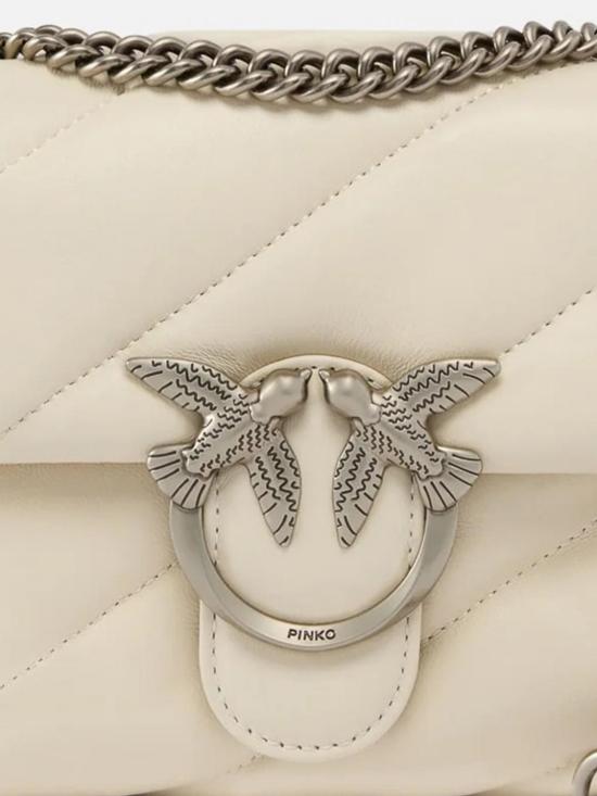 26SS 핑코 토트백 100039A0F2 Z14O White 1 - PINKO