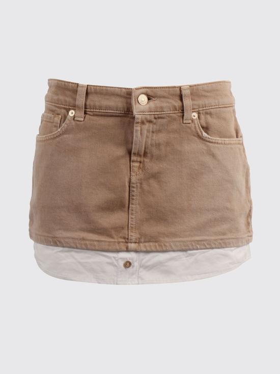 26SS 세븐포올맨카인드 스커트 7U7C0D52 3DA Beige - 7 FOR ALL MANKIND