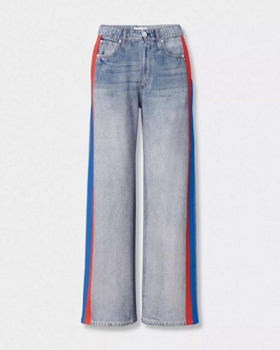  랙앤본 데님 팬츠 Rag & Bone RB Miramar 스포츠 스트라이프 트랙 - RAG & BONE