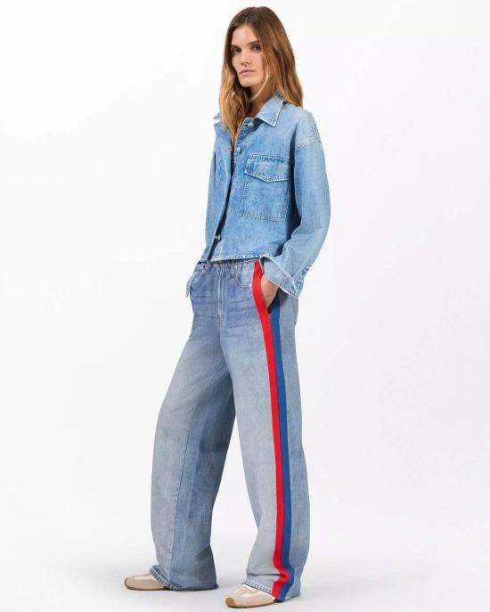  랙앤본 데님 팬츠 Rag & Bone RB Miramar 스포츠 스트라이프 트랙