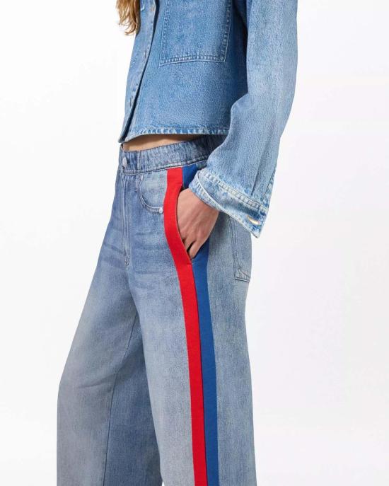  랙앤본 데님 팬츠 Rag & Bone RB Miramar 스포츠 스트라이프 트랙 - RAG & BONE