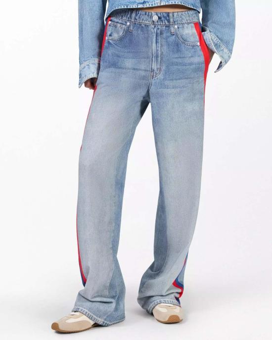  랙앤본 데님 팬츠 Rag & Bone RB Miramar 스포츠 스트라이프 트랙 - RAG & BONE