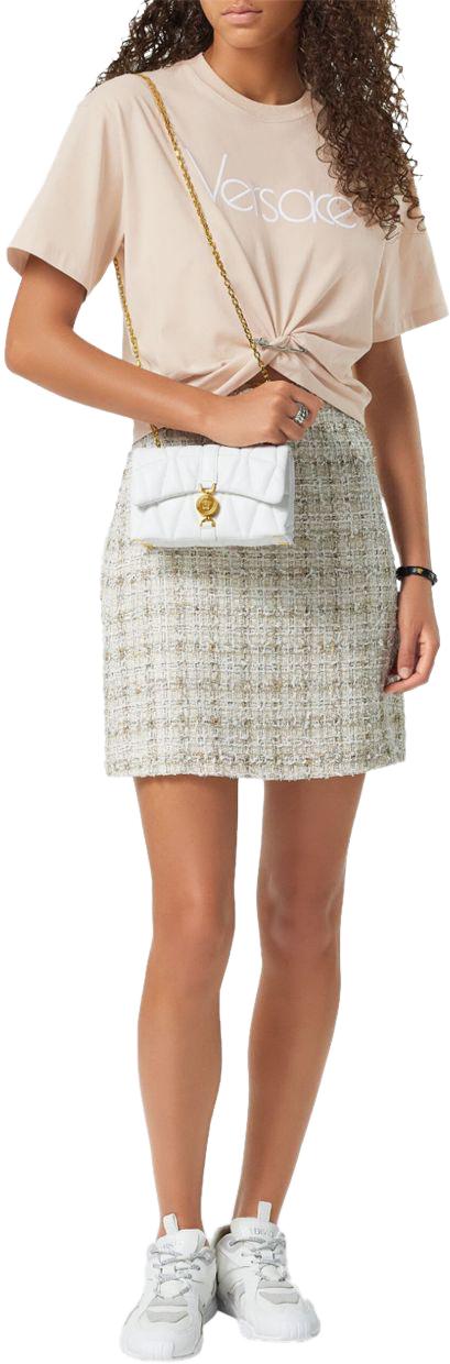 25SS 베르사체 반팔 티셔츠 10188981A136102KQ70 BEIGE - VERSACE