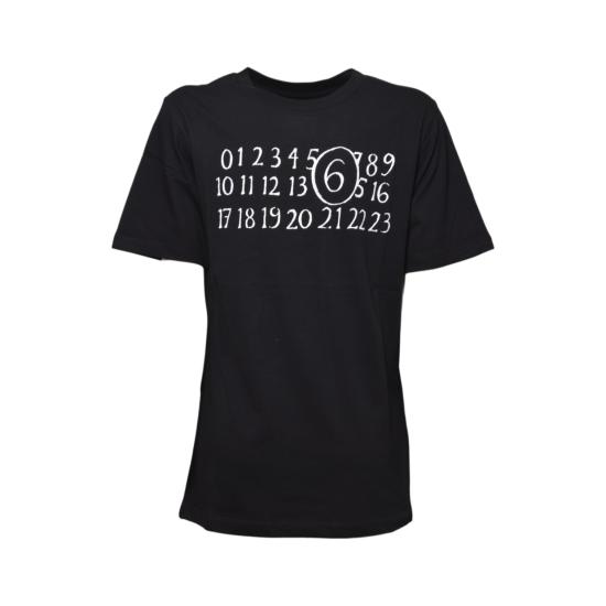 26SS [키즈] MM6 메종마르지엘라 티셔츠 M61020MM02Y M6900 Nero
