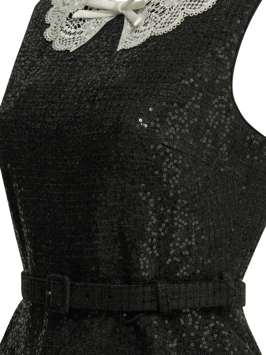26FW 셀프 포트레이트 미디 원피스 PF26 002S BBLACK Black - SELF PORTRAIT