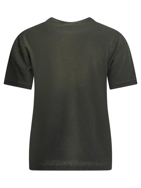 26FW 아크네 스튜디오 스프레이드 로고 반팔 티셔츠 스프레이드 로고 반팔 티셔츠 CL0497BM0 Black - ACNE STUDIOS