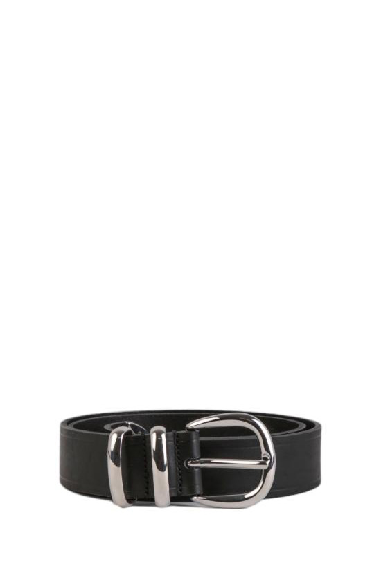 26FW 선플라워 가죽 벨트 8021 2 BLACK DOM