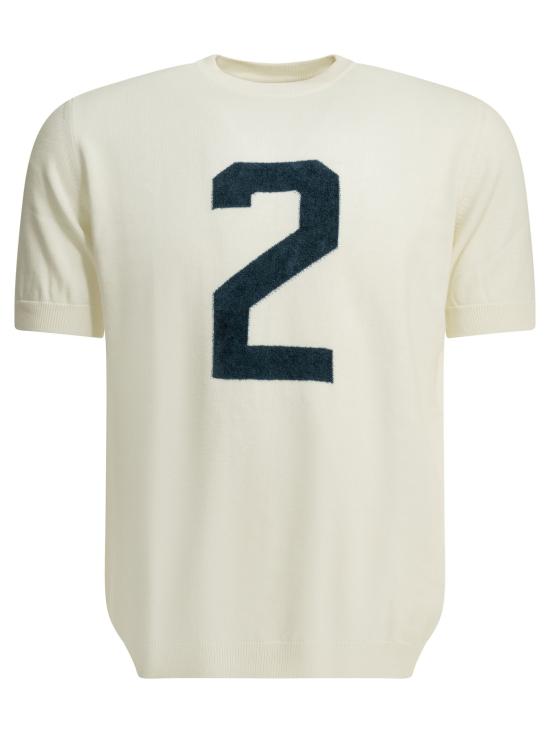 26SS 라키 탑 T CROWN NM V U BIANCO BLU White