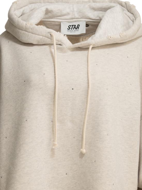 26SS 골든구스 후드 티셔츠 GWP02699P00251460665 Grey - GOLDEN GOOSE