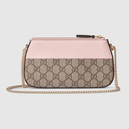 26SS 구찌 GG 마몽 바이컬러 미니백 855486AAFXM 5743 Beige - GUCCI