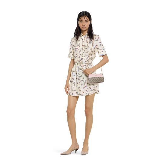 26SS 구찌 GG 마몽 바이컬러 미니백 855486AAFXM 5743 Beige - GUCCI