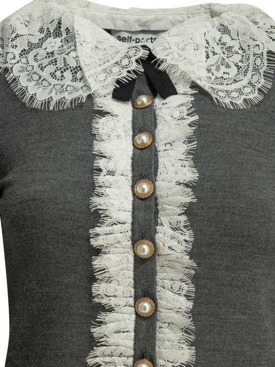 26FW 셀프 포트레이트 스웨터 PF26 134C GRGREY Grey - SELF PORTRAIT