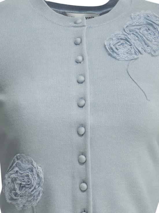 26FW 셀프 포트레이트 스웨터 PF26 068C BLBLUE Light blue - SELF PORTRAIT