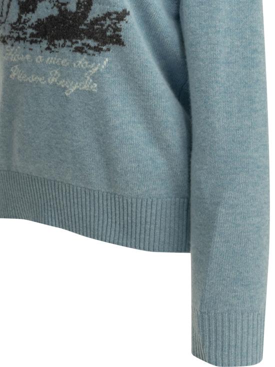 26FW 가니 스웨터 A1150009326 Light blue - GANNI