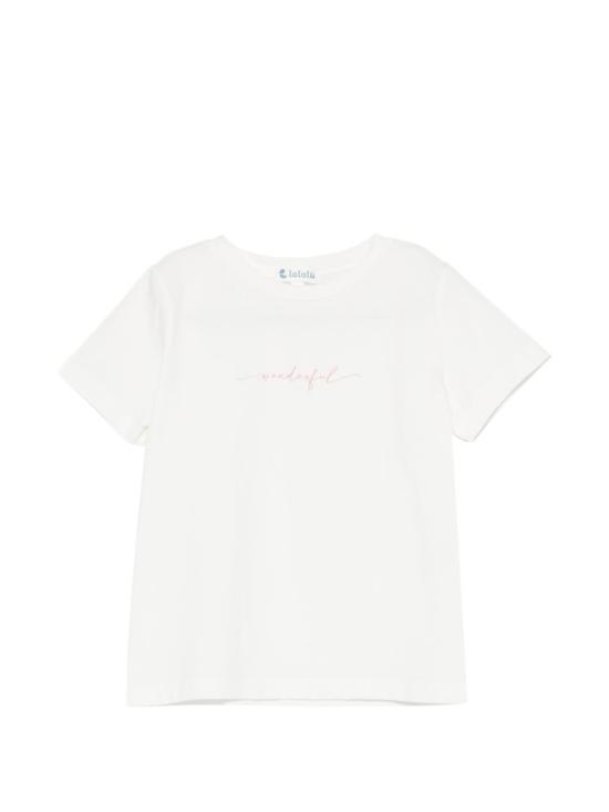 26SS [키즈] 라라루 티셔츠 TSL170RB LATTE White