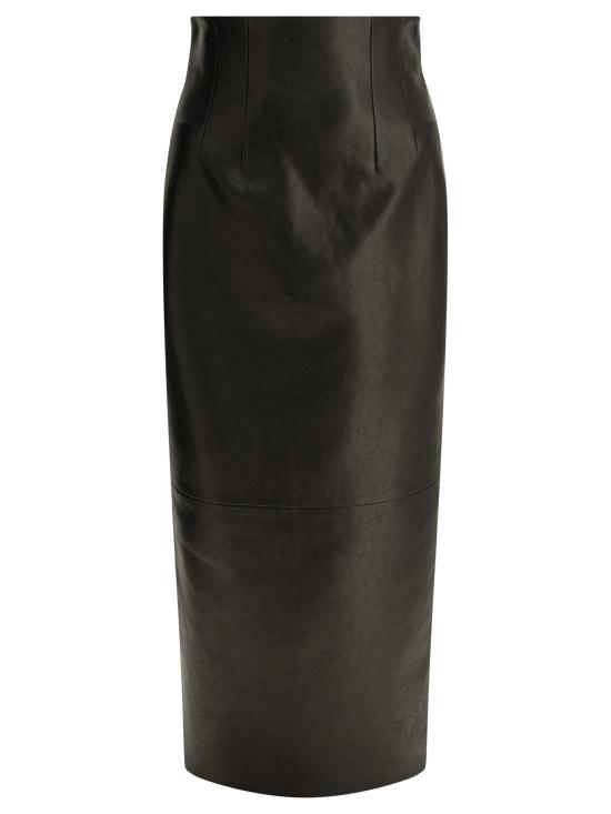 26FW 케이트 롱 스커트 4108729200 Black
