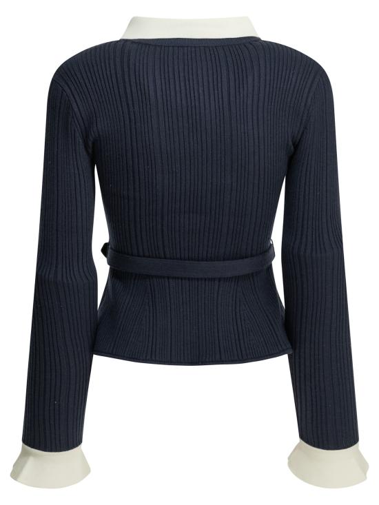 26FW 셀프 포트레이트 스웨터 PF26 131C NNAVY Blue - SELF PORTRAIT